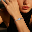Bracelet argent pierre de lune