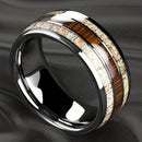 Bague argent et bois