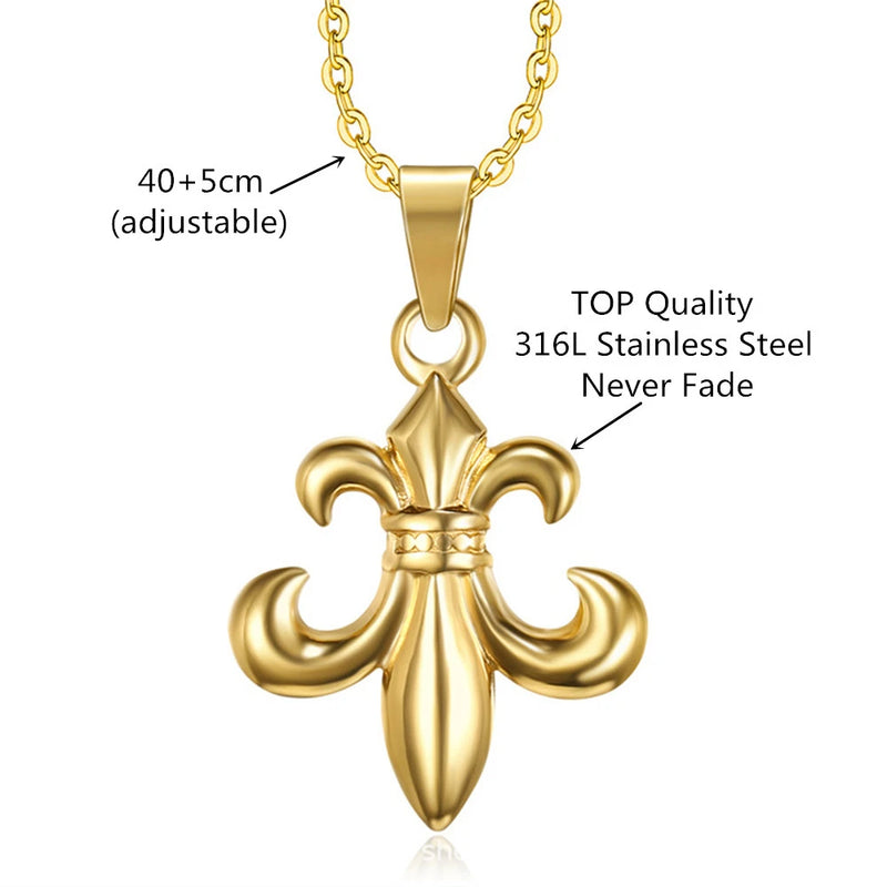 Pendentif fleur de lys