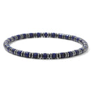 Bracelet perles plates