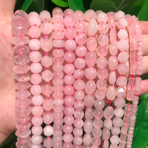 Perle quartz rose