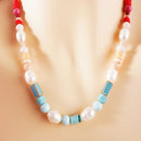 Collier corail rouge