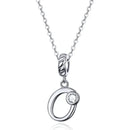 Collier initiale argent