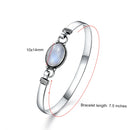 Bracelet argent pierre de lune