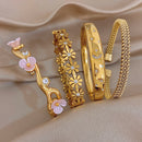 Or bracelet femme