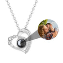Pendentif photo coeur