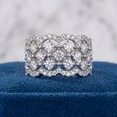 Bague argent et zirconium femme