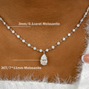 Collier en Moissanite femme