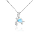 Collier tortue larimar