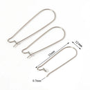 Crochet boucle d oreille acier inoxydable