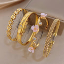 Or bracelet femme
