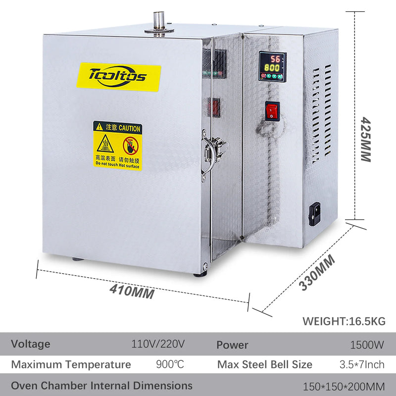Four de fusion électrique 900℃