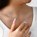 Collier fantôme argent