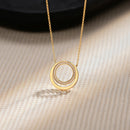 Collier rond en argent