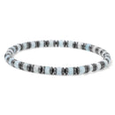 Bracelet perles plates