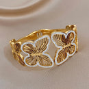Bracelet papillon dorée