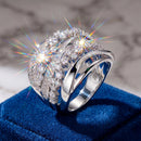 Bague croisée femme