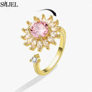Bague marguerite argent