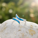 Bijoux en opale bleue