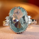 Bague avec pierre bleu