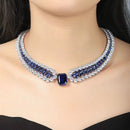 Collier saphir femme