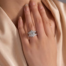 Bague moissanite femme