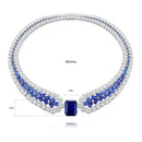 Collier saphir femme