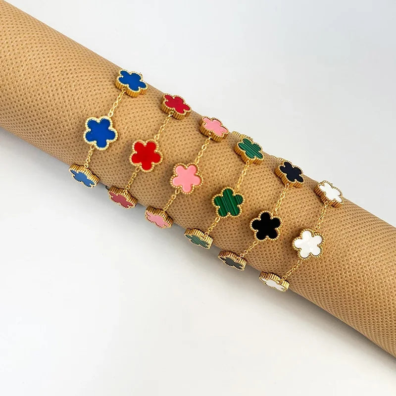 Bracelet en fleurs