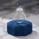 Bague de fiancaille moissanite