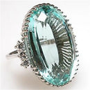 Bague avec pierre bleu