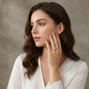 Bague mariage argent femme