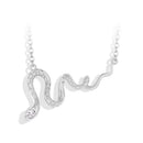 Colier serpent en argent