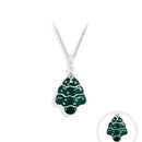 Collier sapin argent