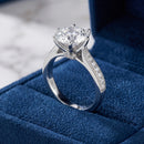 Bague de fiancaille moissanite
