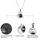 Pendentif photo coeur