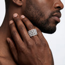 Bague argent et zirconium femme