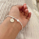 Bracelet perle argent
