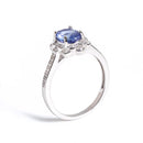Bagues en tanzanite