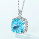 Pendentif aigue marine naturelle