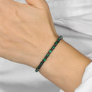 Bracelet perles plates