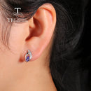 Boucles d'oreilles avec tanzanite