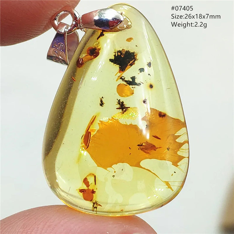 Pendentif ambre