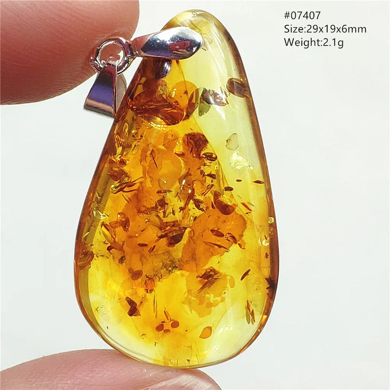 Pendentif ambre