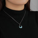 Collier larimar vague