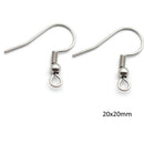Crochet boucle d oreille acier inoxydable