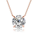 Collier diamant moissanite
