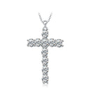 Collier croix zirconium
