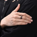Bague argent bois