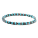 Bracelet perles plates