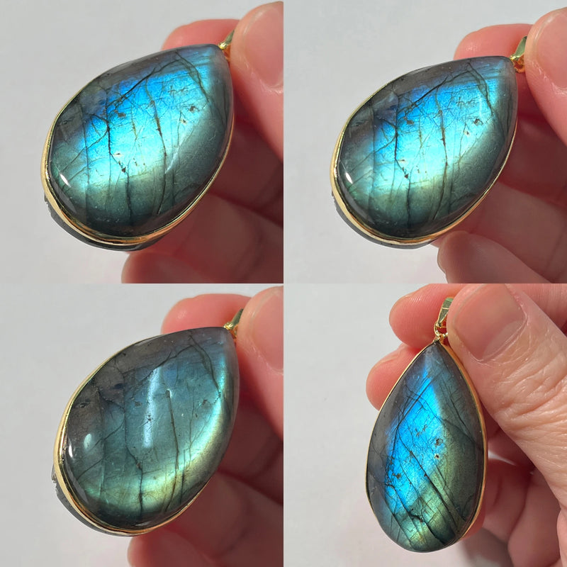 Labradorite pendentif